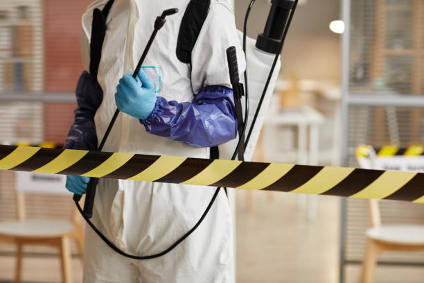 Professional Biohazard Cleanup technician working in Sebastian, TX